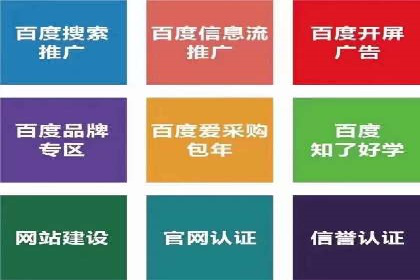 百度平台推广案例：传统行业转型升级